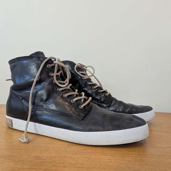 Blackstone Other - Blackstone Black Leather Lace-up Boots Mens EU 46
